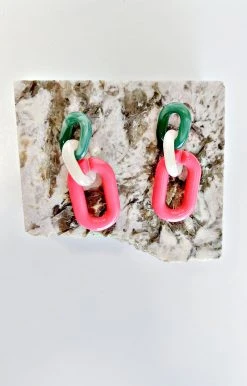 Avenue Zoe - O3IOE3959 - 62822 On Your Way Earrings - Fuchsia Accessories