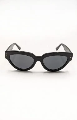 Billini/Banbe - B-1021-The Elle - 61821 BANBE - The Elle Sunglasses - Black/Smoke