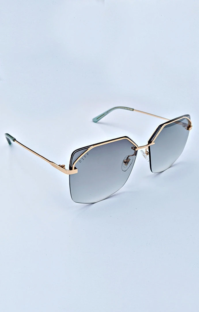DIFF - BREE-DE01-0239-GDFGN - 61922 Accessories DIFF - Bree Gold G15 Gradient Sunglasses