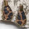 Southern Grace - AE7515SG - 122421 Changing Directions Earrings - Orange/Navy