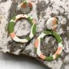 Golden Stella - EP38142-001 - 21422 Accessories Born To Be Wild Earrings - Peach/Green