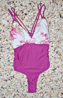 Queen - 142727 - 33022 Caribbean Vibes One Piece Swimsuit - Magenta SWIMWEAR