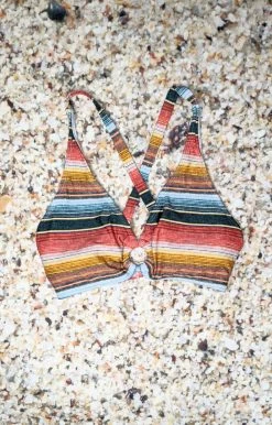 Unique Vintage - CZ196 - 5522 Dancing In The Sand Bikini Top SWIMWEAR