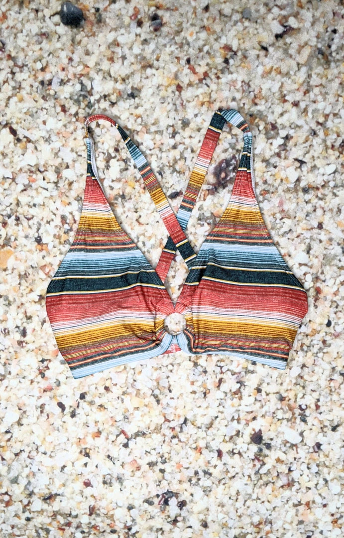 Unique Vintage - CZ196 - 5522 Dancing In The Sand Bikini Top SWIMWEAR