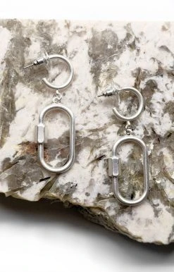 What's Hot - QE26698-MS - 51122 Accessories Collecting Crushes Earrings - Silver