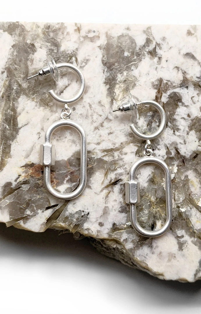 What's Hot - QE26698-MS - 51122 Accessories Collecting Crushes Earrings - Silver