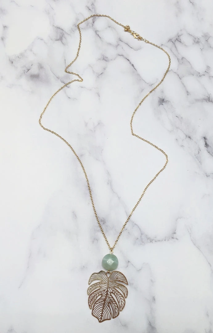 Viv & Lou - VLJ2140 - 51522 Leaf Me Be Necklace Accessories