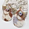 Southern Grace - AE9638CH - 52822 Space Cowgirl Earrings - Brown Accessories