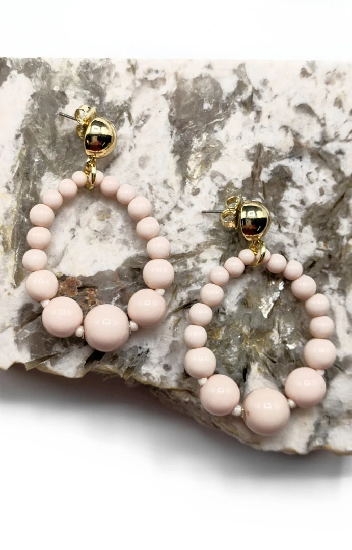 Zenzii Jewelry - E1720 - 6222 Join The Club Earrings - Rose