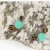 Southern Grace - AE7361MNT - 6922 Look Forward Hoop Earrings - Mint Accessories