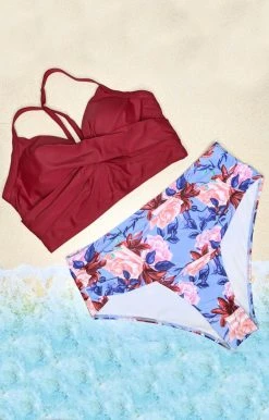 Queen - BA004524 - 6422 Tropical Summer Two Piece Swimsuit SWIMWEAR