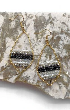 Avenue Zoe - IE1197 - 71322 Precious Time Earrings - Black Accessories