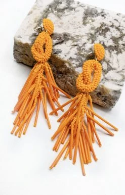 Beads Corner - E-61-SB - 72322 Certain Of You Earrings - Orange Accessories