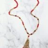YFW - 72656-32 - 72122 Accessories Make This Moment Necklace - Red