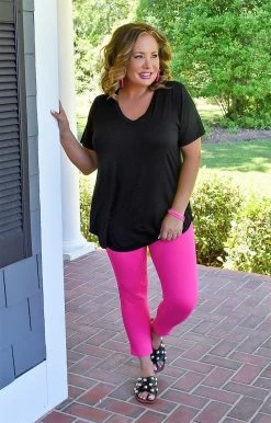 Heimish - BL-ST1644S - 51722 TOPS Back For You Top - Black