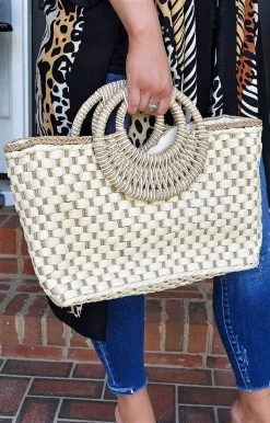 Fame AQccessories - MMA8355IV - 5122 Halfway To You Bag - Natural Accessories