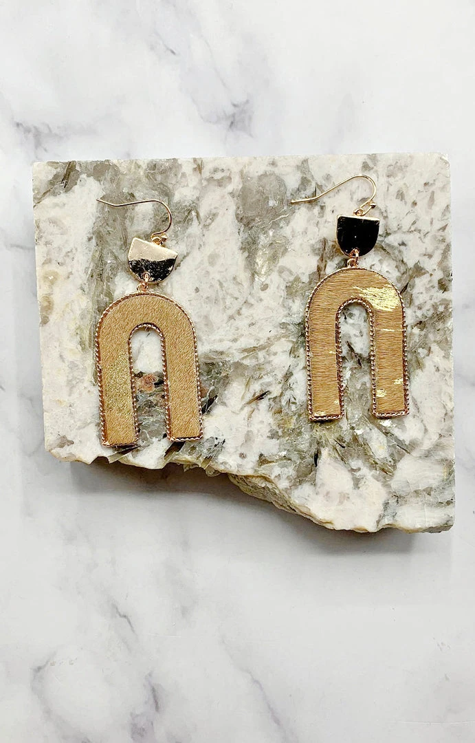 What's Hot - ME90142LBR - 12321 Everybody Wants You Earrings - Brown Accessories