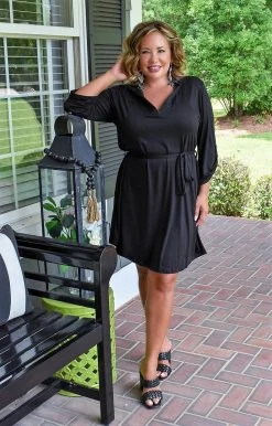 Heimish - ED6111S - 71922 Feeling Refreshed Dress - Black DRESSES