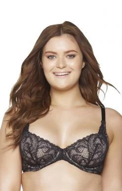 Perfectly Priscilla The Lou Lou Unlined Bra - Black Bras & Bandeaus