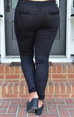 Kancan - C6204BK - 62521 Take Me There Distressed Skinny Jeans BOTTOMS
