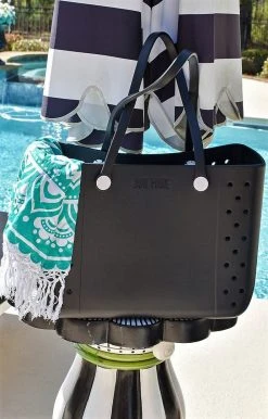 JANE MARIE - 193207 - 33022 SWIMWEAR JANEMARIE - Midnight Multi Purpose Tote - Black