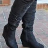Chinese Laundry - LARISA - 12022 SHOES CHINESE LAUNDRY - Larisa Wedge Boot - Black