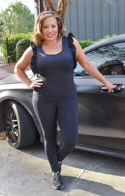 TCEC - CT7741 - 2922 Key Moments Athletic Tank - Black TOPS