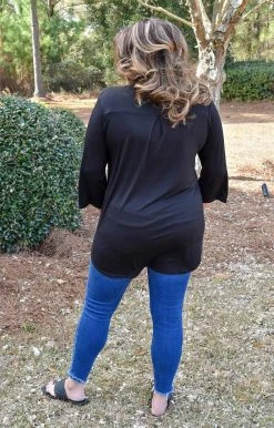 Heimish - BL-ST1002S - 2522 Around The Clock Top - Black