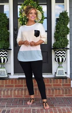 Heimish - BL-ST2185-11 - 32922 Spice Of Life Colorblock Top