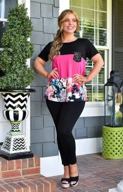 Heimish - ST1265-14 - 5222 TOPS Every Move I Make Colorblock Top