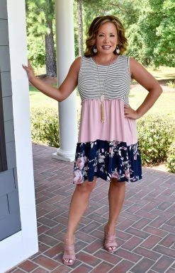 Heimish - SD1267-11 - 62822 I See Why Colorblock Dress DRESSES