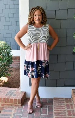 Heimish - SD1267-11 - 62822 I See Why Colorblock Dress DRESSES