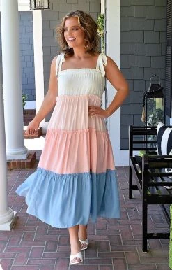 Heimish - BL-WD1024F - 41322 A Splash Of Color Maxi Dress