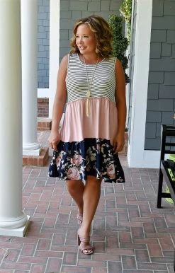 Heimish - SD1267-11 - 62822 I See Why Colorblock Dress DRESSES