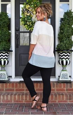 Heimish - BL-ST2185-11 - 32922 Spice Of Life Colorblock Top