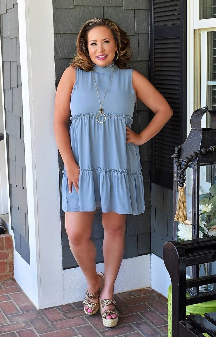 Heimish - BL-D1046F - 41322 DRESSES For The Fun Of It Dress - Slate