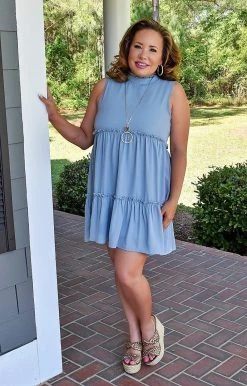 Heimish - BL-D1046F - 41322 DRESSES For The Fun Of It Dress - Slate