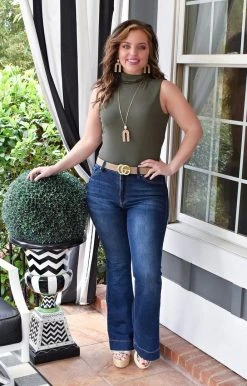 TCEC - CT7533 - 2822 TOPS Time To Remember Bodysuit - Olive