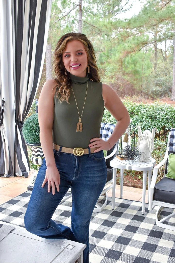 TCEC - CT7533 - 2822 TOPS Time To Remember Bodysuit - Olive