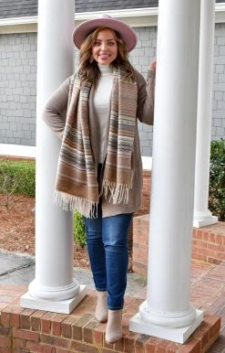 Staccato - 53129PP - 11322 TOPS All The Pretty Things Cardigan - Taupe