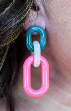 Avenue Zoe - O3IOE3959 - 62822 On Your Way Earrings - Fuchsia Accessories