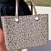 JANE MARIE - 193207 - 33022 SWIMWEAR JANEMARIE - Exotic Multi Purpose Tote - Leopard