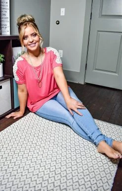 Heimish - BL-ST1033-10 - 2621 Secret Wishes Top - Coral TOPS