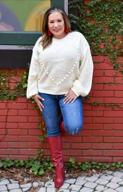 Andree - 19788 - 11622 Steal My Heart Sweater - Ivory