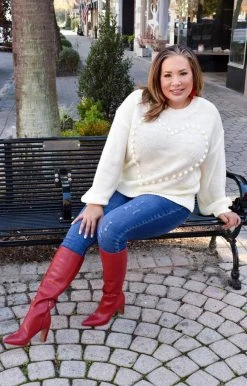 Andree - 19788 - 11622 Steal My Heart Sweater - Ivory