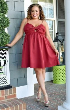 TCEC - CD02066 - 12722 That Special Someone Dress - Wine