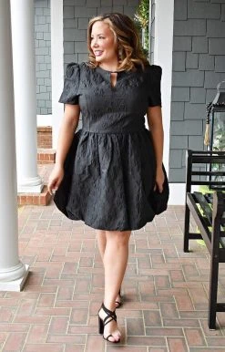 TCEC - CD02212 - 21222 Caught My Attention Dress - Black