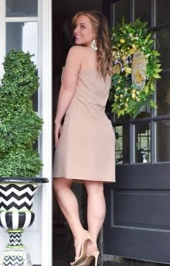 TCEC - CD01813 - 21022 Beside You Dress - Beige