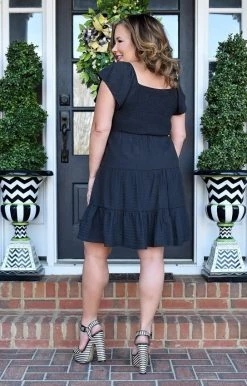 Andree - PD10002-PP - 21922 DRESSES Having A Moment Dress - Black