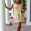 Andree - P94357 - 71822 Up At Dawn Tie Dye Dress DRESSES